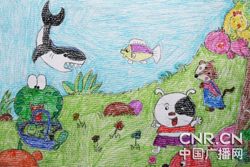 "小手画我心":广州特殊儿童参与动物保护行动