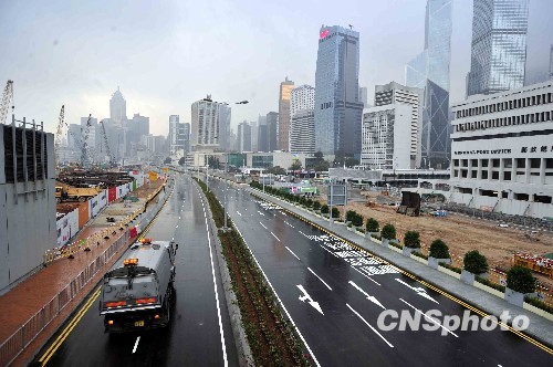 香港中环龙和道将启用 中西区交通挤塞有望改