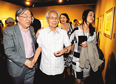 曾德成对吴冠中画作推崇备至 赞其成名后享受