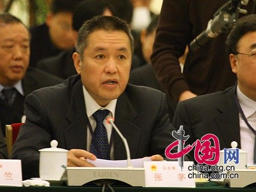 卫生部副部长张茅（中国网 王锐）