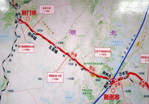 荆沙铁路改建工程动工2012年建成通车