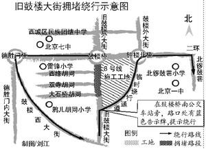 明早开学绕开旧鼓楼大街