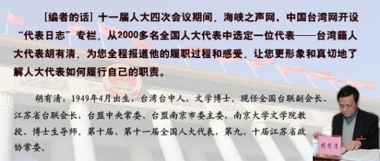 台籍代表履职日志第十期：祝愿祖国未来更美好