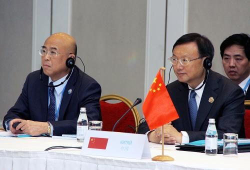 杨洁篪出席上海合作组织成员国外长理事会会议 图片来源：外交部网站