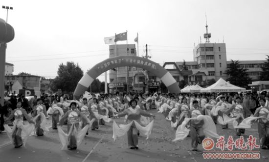 潍坊高密开展中国体育彩票中老年健身成果展