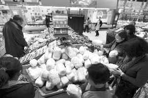 苏果海安白菜拉低南京市场价格