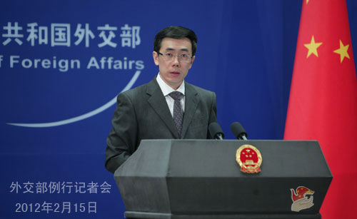 答问现场。图片来源：外交部网站
