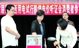 电价听证会有“炮手”参加