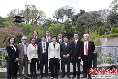 在日安徽侨界“两会”服务家乡获省长李斌赞扬