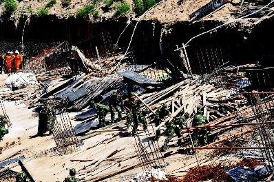 陕西榆林工地坍塌事故死亡人数升至5人(图)|榆