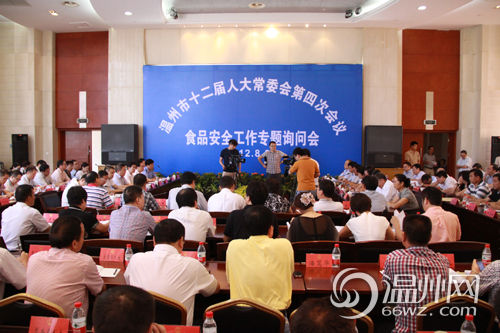 人大监督剑指食品安全 专题询问现场直播