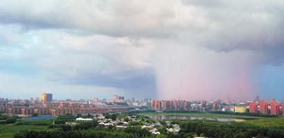 长春下起瀑布雨