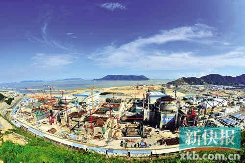 台山核电站一期工程全景。通讯员供图