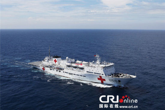 中国海军出动新型战舰投入最大规模非战争行动