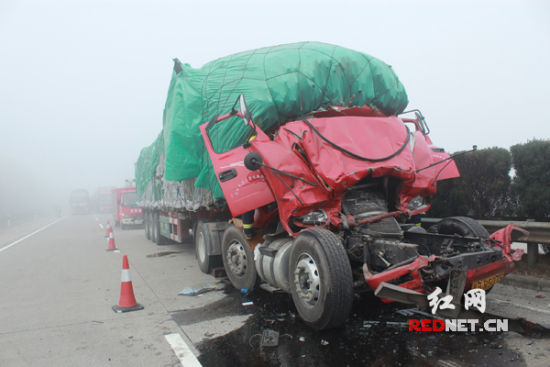 湖南衡枣高速2公里内发生7起车祸1人死亡|车祸|高速公路|事故_新浪