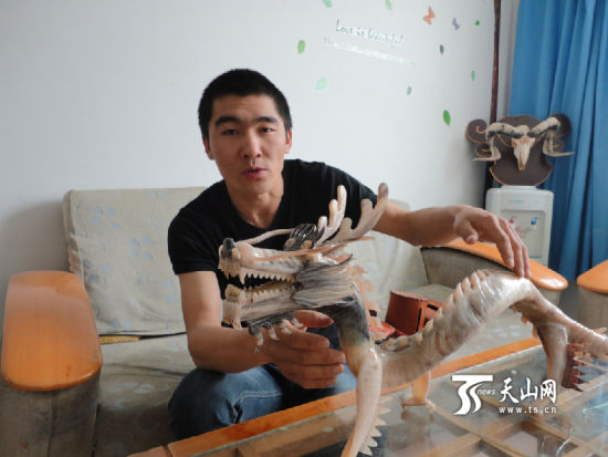 品《羊角青龙》