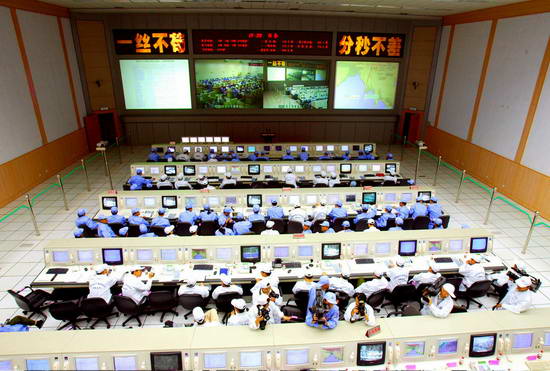 图文:酒泉航天卫星发射中心东风指挥控制中心