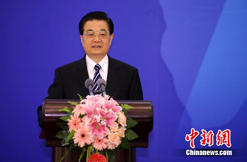 图文：胡锦涛出席APEC人力资源开发部长级会议