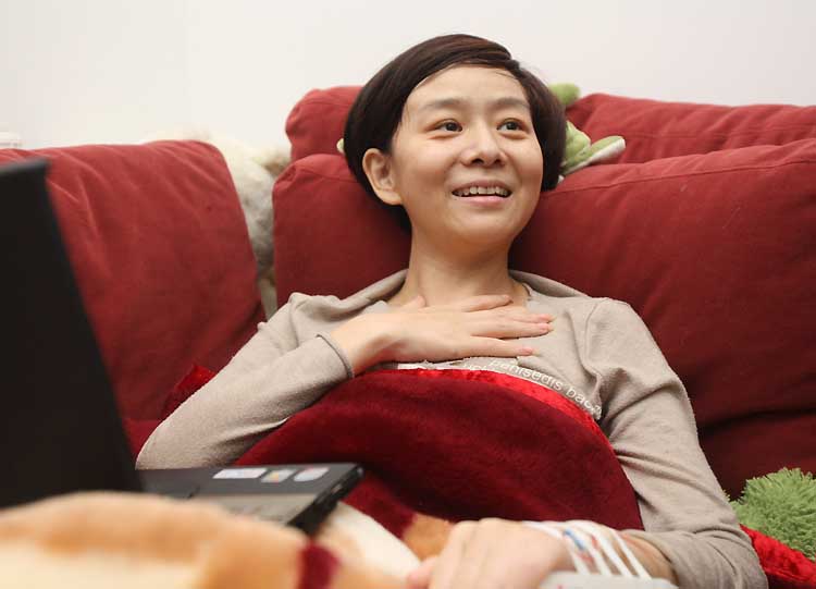 图文:西安癌症患者欲捐献遗体