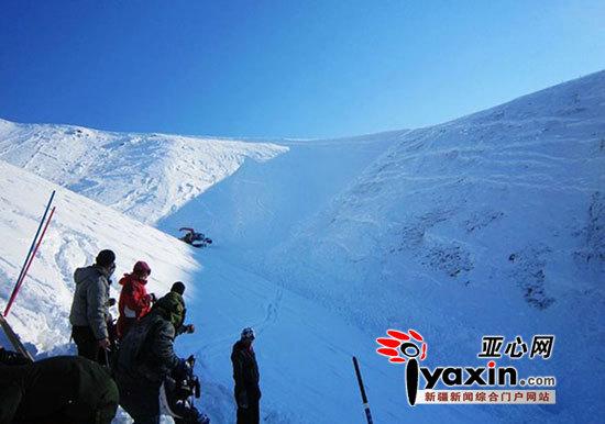 新疆阿勒泰滑雪场发生雪崩一人遇难(图)