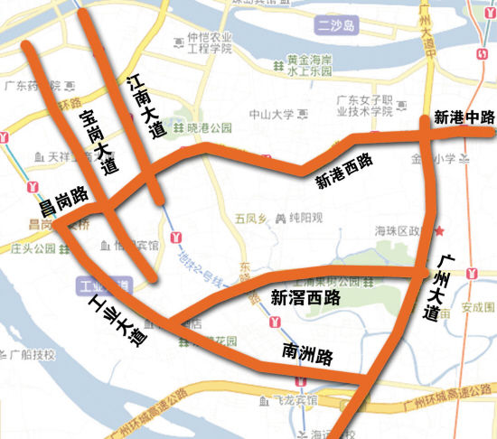 首批31公里公交车专用道范围 首批31公里公交车专用道范围