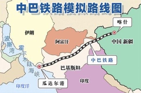 中巴将建瓜达尔港至新疆喀什铁路公路(图)|巴基