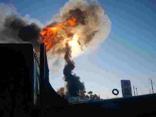 河北黄骅私人液化气站发生10余次连环爆炸(图