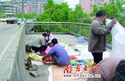 广州流浪乞讨现状调查:老乞丐称八成行乞者骗人