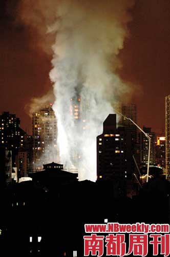 2010年11月15日下午，上海静安区一幢正在进行外部修缮、28层高的教师公寓突发火灾。