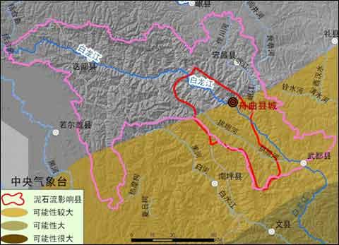 未来五天舟曲及白龙江流域多降雨_天气预报