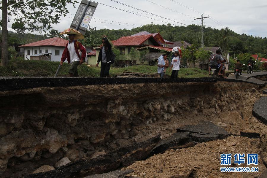 菲律宾地震已导致52人死亡