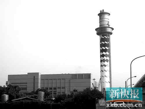 台北垃圾焚烧厂烟囱上建旋转餐厅