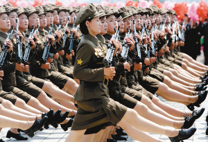 朝鲜大阅兵庆祝朝鲜战争停战60周年