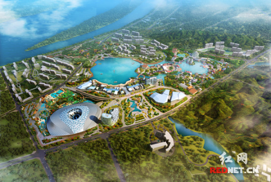 湘江欢乐城正式开工建设 120亿元打造旅游胜地
