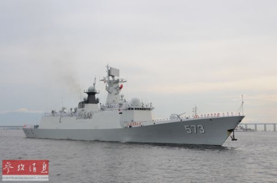 境外媒体:两岸军舰返港时在南海公海碰见