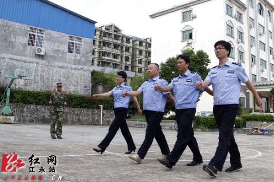 江永县检察院开展司法警察集中训练活动