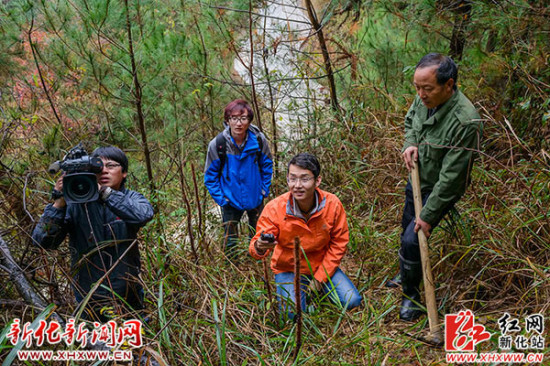 央视七套《美丽中国乡村行》栏目组来新化拍摄美景美食