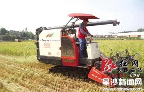 长沙县举行湖南农业机械化秸秆还田演示会