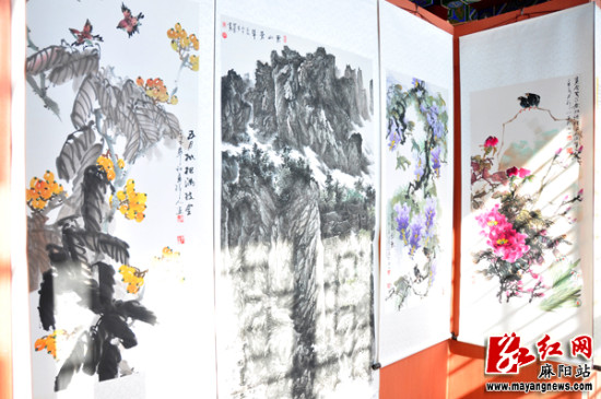 怀化首届“书画艺术五溪巡展”走进麻阳（组图）