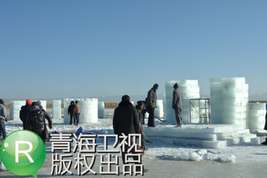 《冰封魅影》施工现场