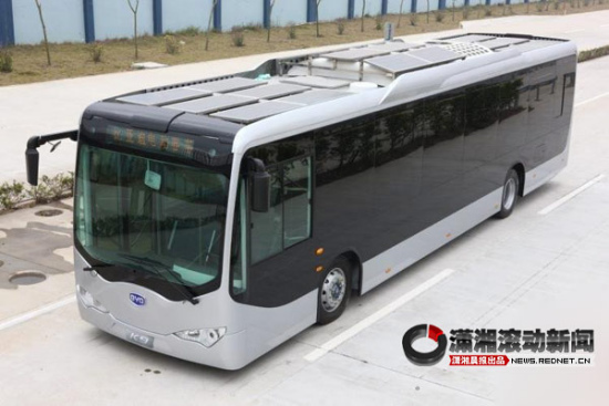 长沙市民明年有望搭乘纯电动大巴出行(图)