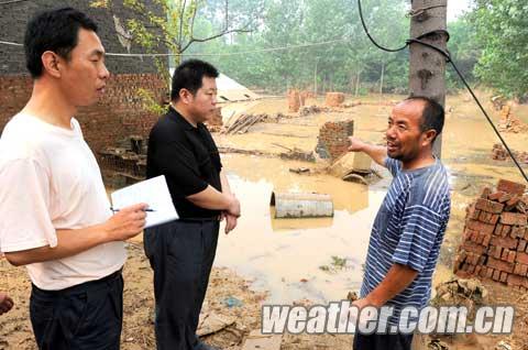 河南鹤壁出现30年一遇洪涝 直接经济损失近60