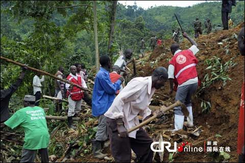 乌干达东部持续降雨引发山体滑坡18人死亡