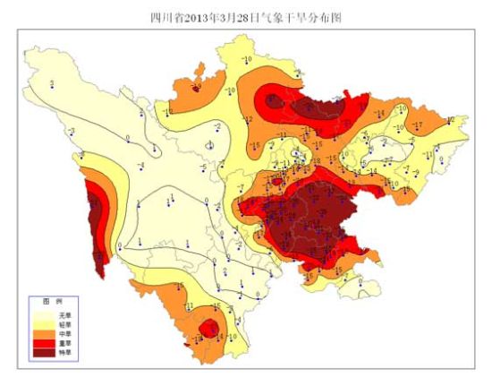 四川103站出现气象干旱 今起旱区喜迎降雨|四