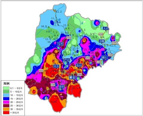 区有小雨 需防地质灾害|灾害|芦山|震区_新浪天气预报