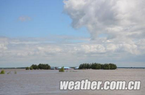 吉林洪峰过境 油田被淹41座水库超汛限|吉林|洪