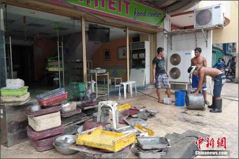 菲律宾台风重灾区华商重整店铺开张|菲律宾|重