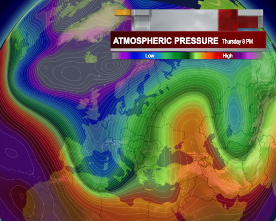 新的温带气旋来袭 西欧将再迎强风雨|西欧|温带