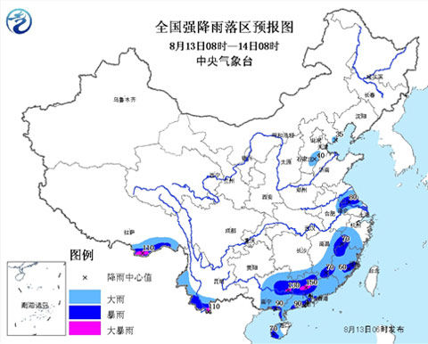 8月13日 5A景区旅游天气提示|天气|景区|旅游_