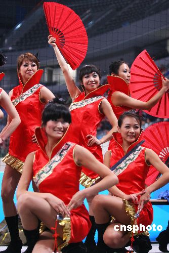 图:啦啦队为新闻仁川手球赛添色_好运中心_北京亚运会卡巴迪 图:啦啦队为新闻仁川手球赛添色_好运中心_北京亚运会卡巴迪